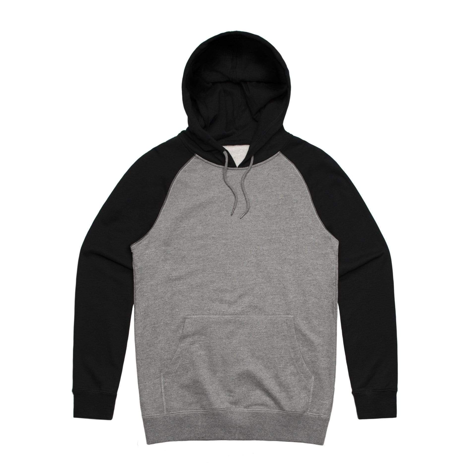 As Colour Casual Wear STEEL MARLE/BLACK / XSM As Colour Men's case hoodie 5205